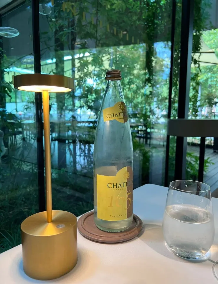 我們點的氣泡水