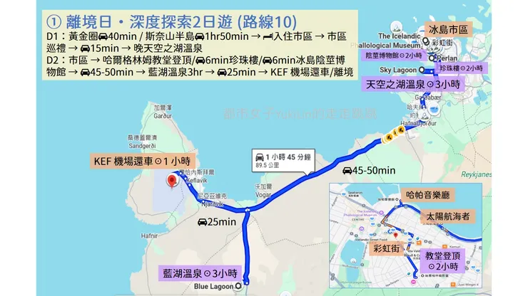 ① 離境日·深度探索2日遊 (路線10)