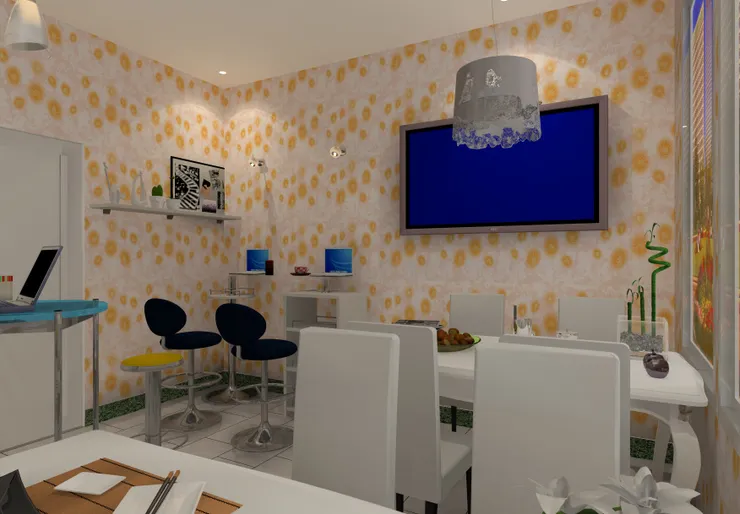 這兩個吧枱的位置挺好，利用了這個門口的空間，又有點「面壁」的獨立感。