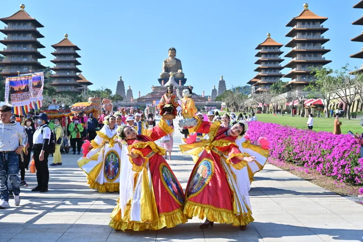 圖說：每年12月25日舉辦的「世界神明聯誼會」，除了促進宗教彼此相互尊重以及理解外，也成為不同宗教信仰之間的調和劑。圖/佛光山佛陀紀念館