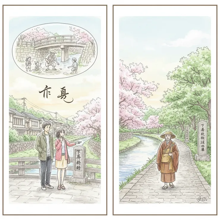 下頭橋 Gedobashi｜石神井川步道 Shakujii River Promenade