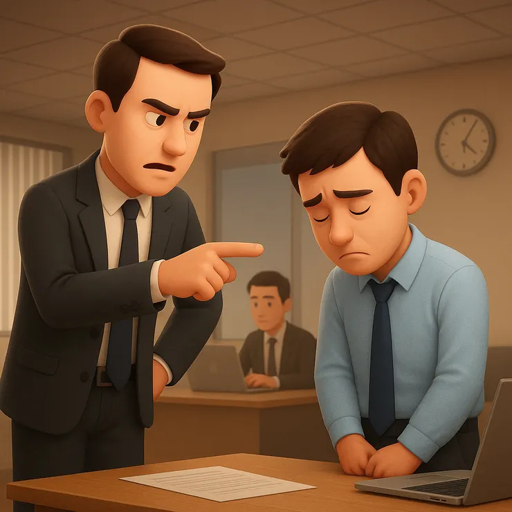 來自上司的陷害與不公