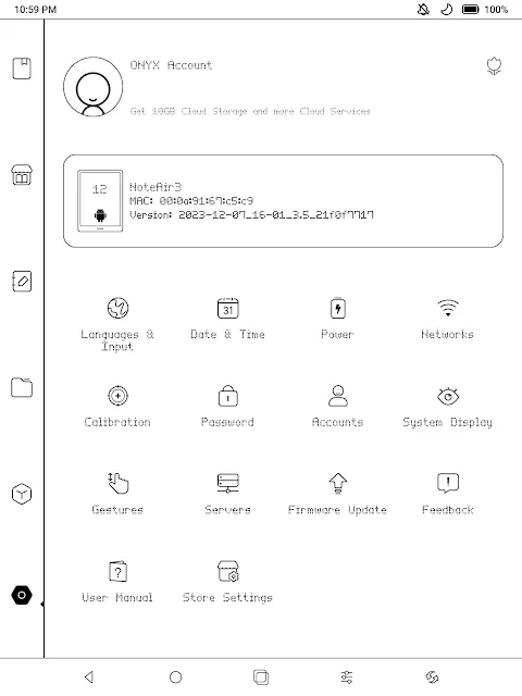 Note Air 3 有支援自行匯系統字體，可以把系統變成自己喜歡的樣子