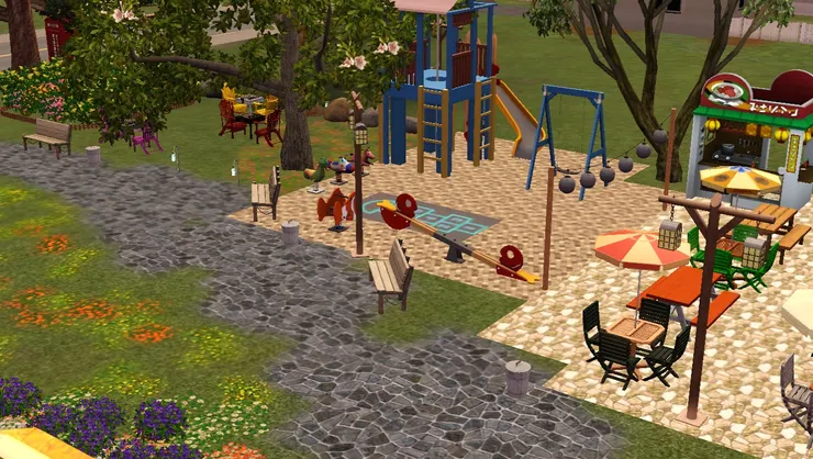 這個區域是兒童遊樂場。