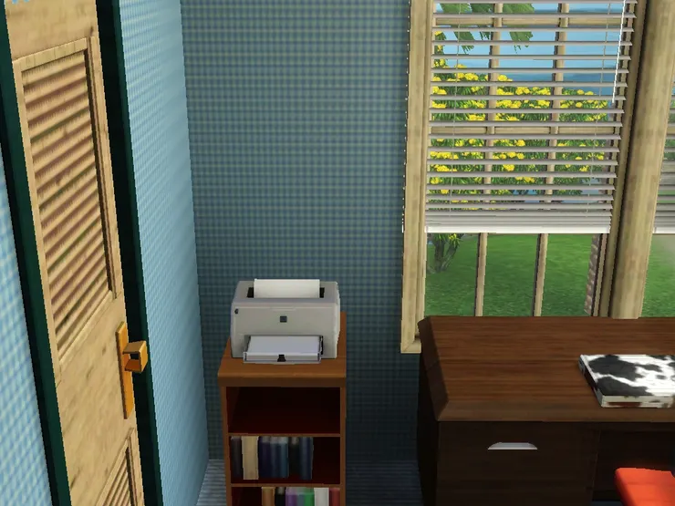 在故事裏沒提到爸爸的職業，因為常跟媽媽去了旅行，但即使不用在家工作，爸爸有個書房處理一下公事或上上網也很正常。