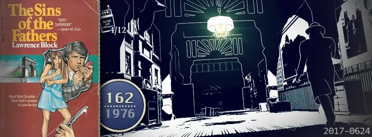 剛到番邦的時候，腳上有鐵架，開始讀第一本卜洛克。