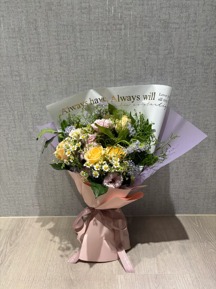 第一次手綁花束