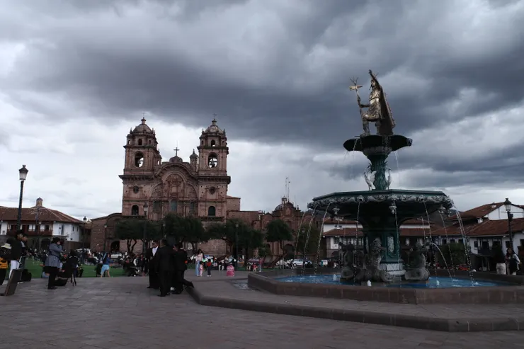 陰天的武器廣場