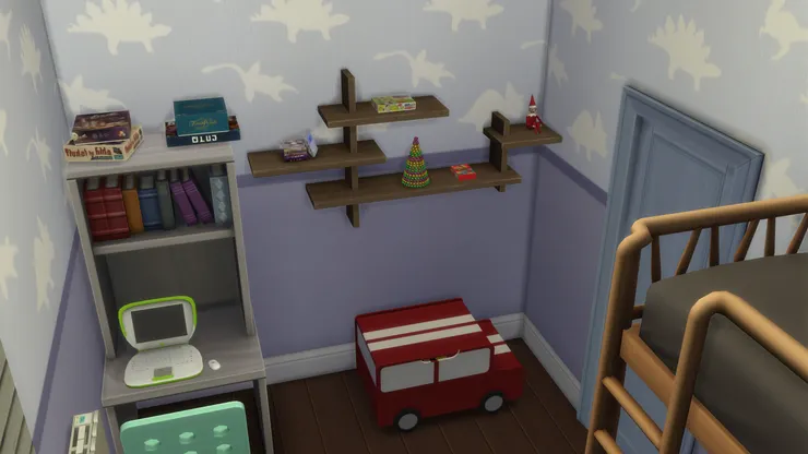 男孩的傢俱和物品都沒有很多,待長大後才換新和加添吧。