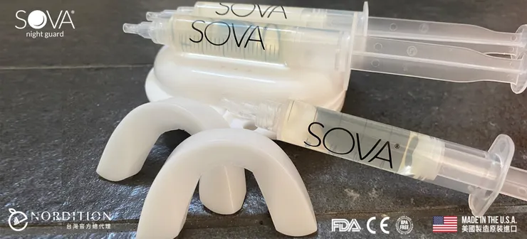 10分鐘打造潔白笑容 ▎SOVA® 居家牙齒美白凝膠組 ▎