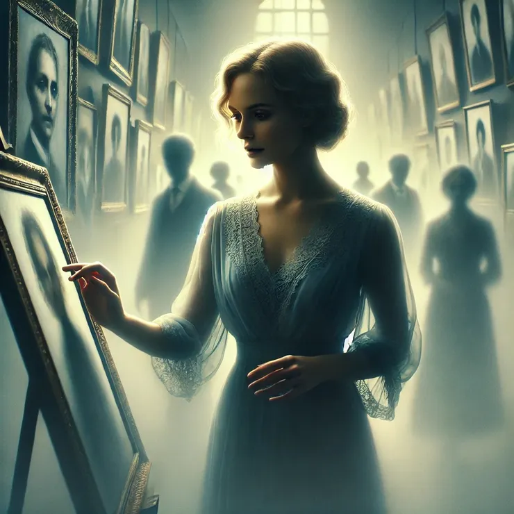 Her gift was not of the brush but of perception. She could stand before an image and pull the past from its softened edges, uncovering the voices trapped within the layers of pigment.