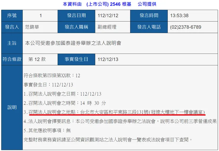 公開資訊觀測站