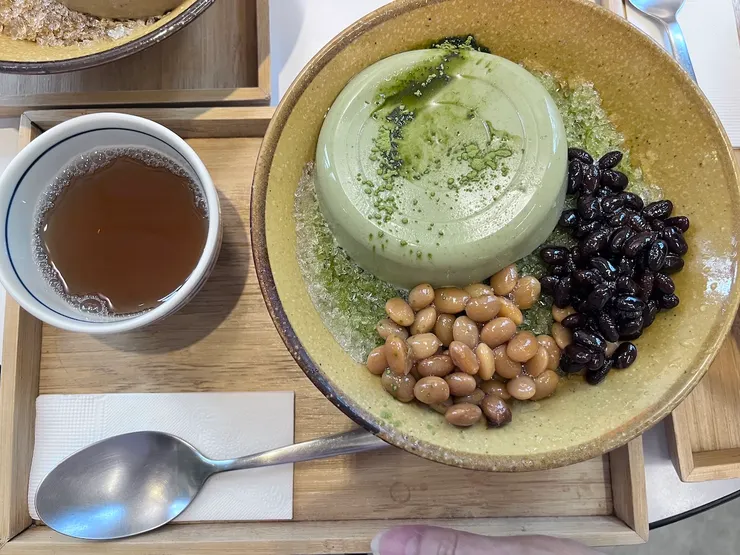 抹茶豆腐冰