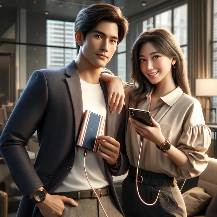 吸住愛情的行動電源