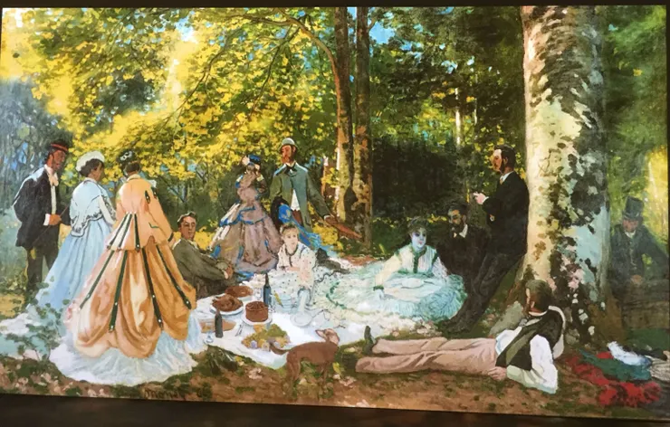 〈草地上的午餐〉克勞德‧莫內