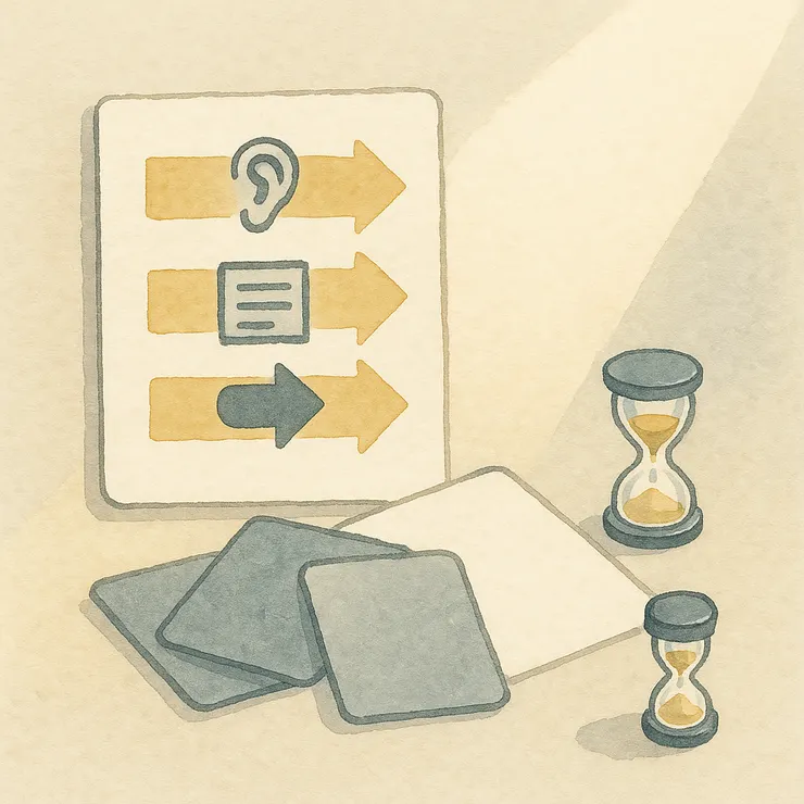 十息到位,句子再走。