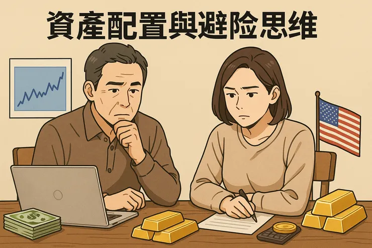 分散投資（ETF、債券、黃金、現金）