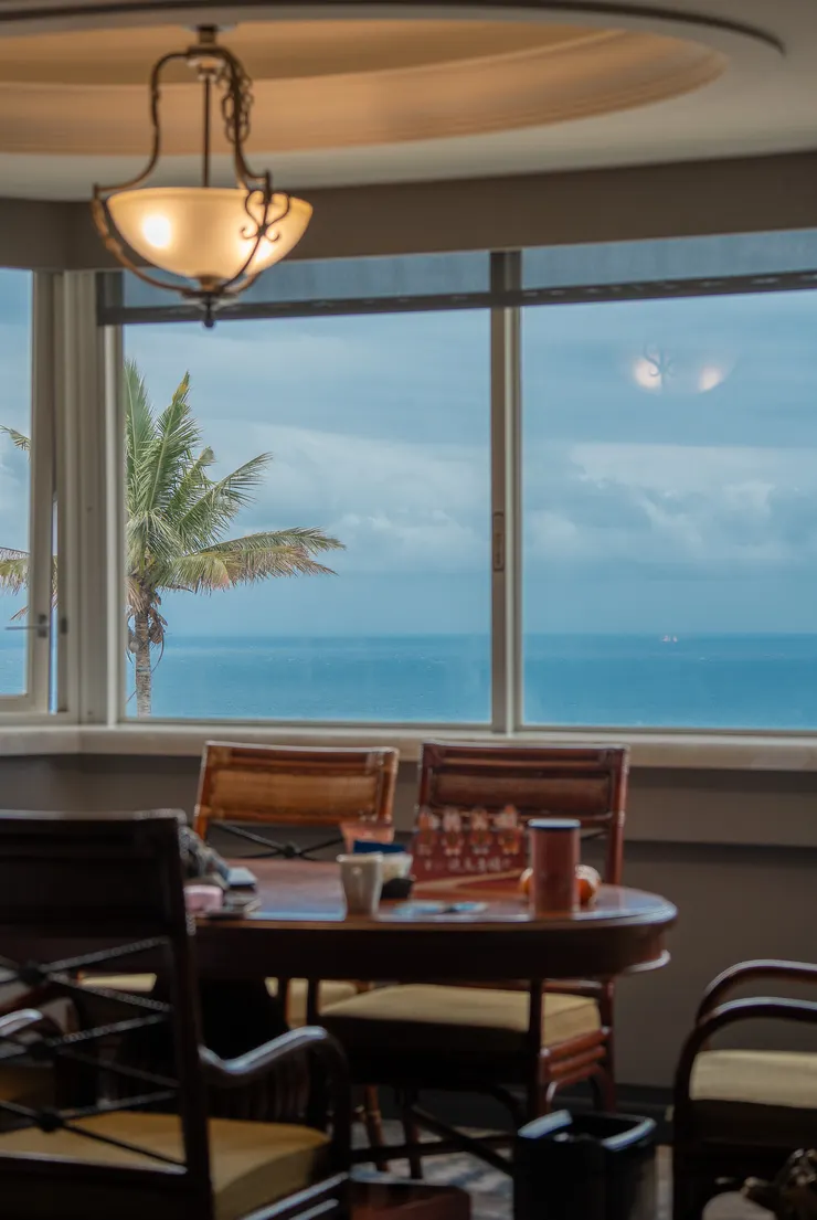 悅來飯店房間一角