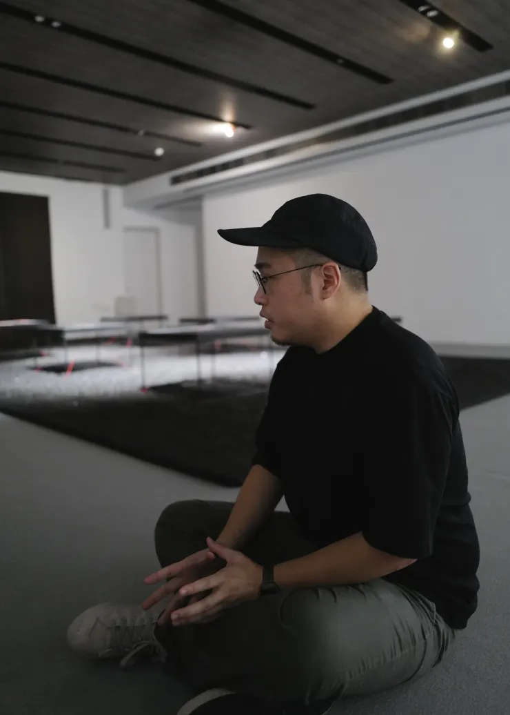 禹翔於展場受訪