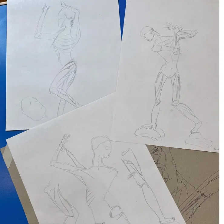 學習多角度擷取一個雕塑的結構