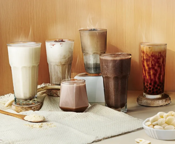 圖說:除了新品白韻杏仁系列之外,還有冬季熱賣的多款暖心飲品,滿足寒冬味蕾。(資料來源:清心福全)