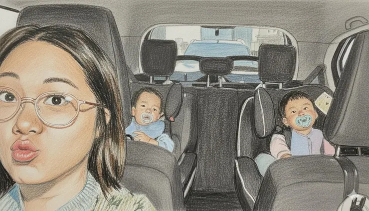 接孩子們下課的媽媽