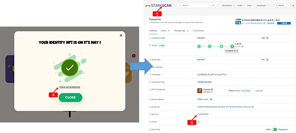 空投｜雙寶老爹空投日誌#006｜創建Starknet.id，增加Starknet主網交易次數