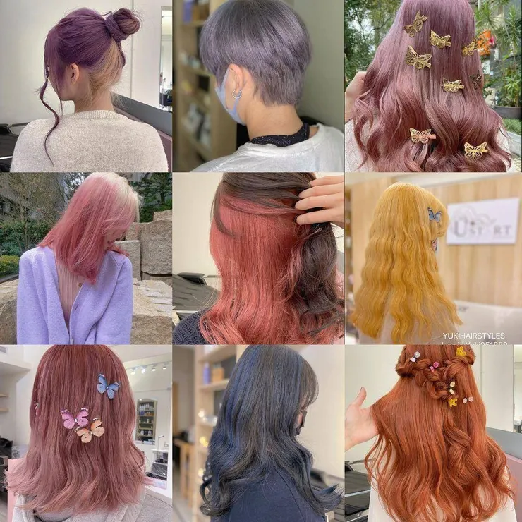 特殊色與染髮相關漂染設計