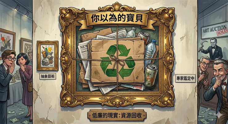 若沒有完全地做好準備，你眼中的寶貝、現實是 最終可能淪為垃圾