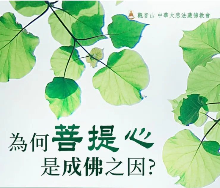 菩提心為成佛之因