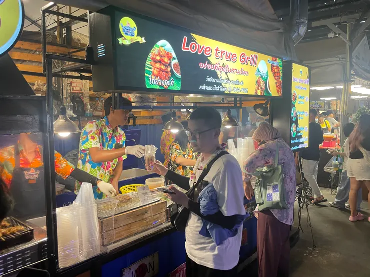 喬德夜市好吃的烤肉攤