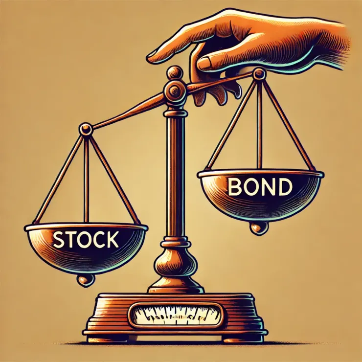 用天秤法碼變化來視覺化理解再平衡