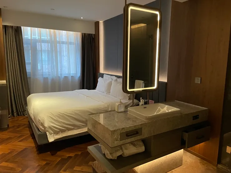 在天津住的飯店: ZMAX满兮酒店 天津奥体中心水上公园地铁站店