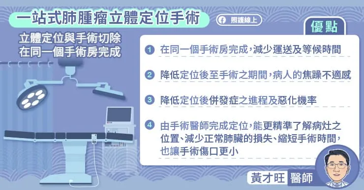 一站式肺腫瘤立體定位手術