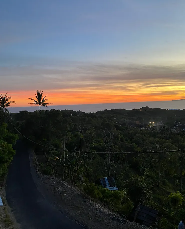 佩尼達島的夕陽