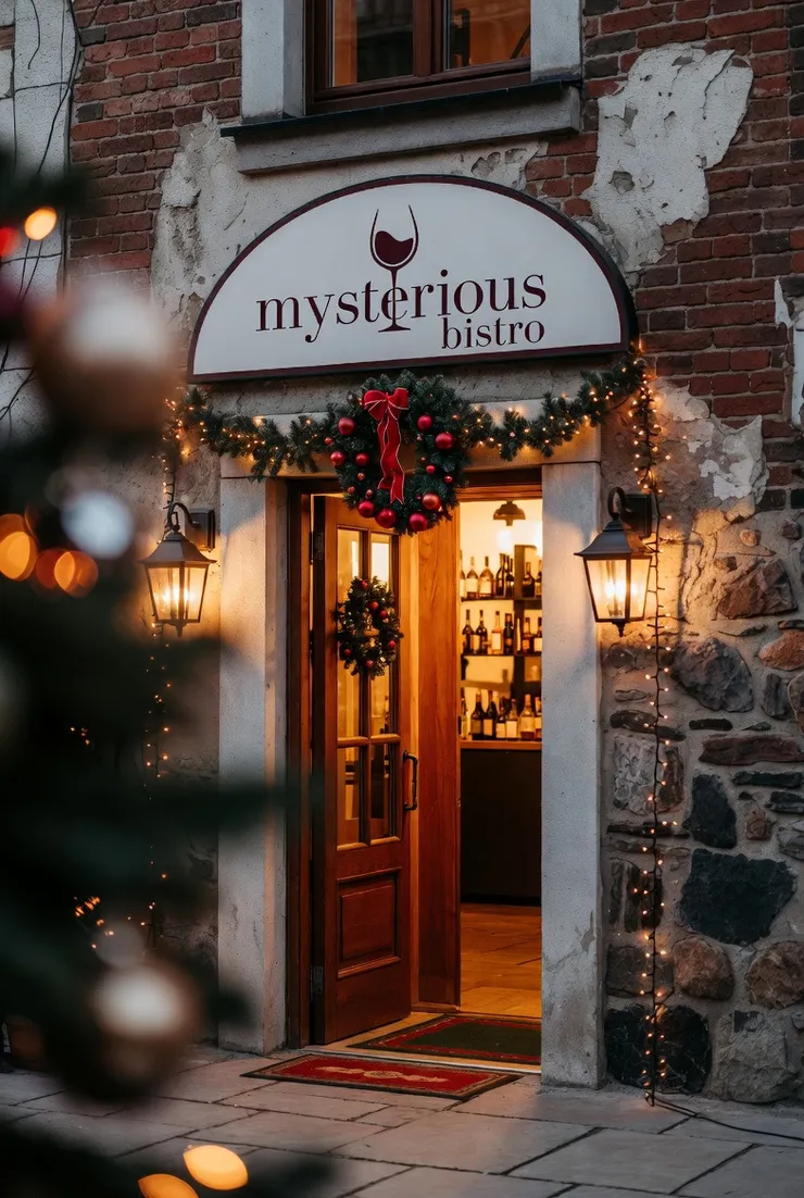 神秘餐酒館(以AI製作)