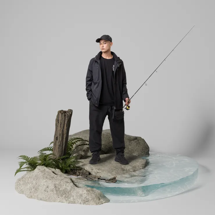 FILA x SLOWER日系工裝長褲