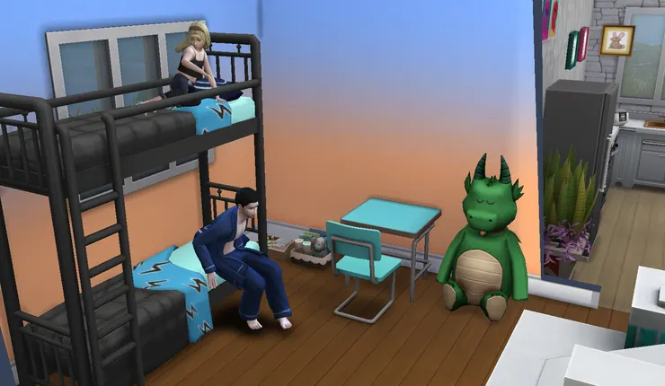 子誠目前跟子安一個房間~