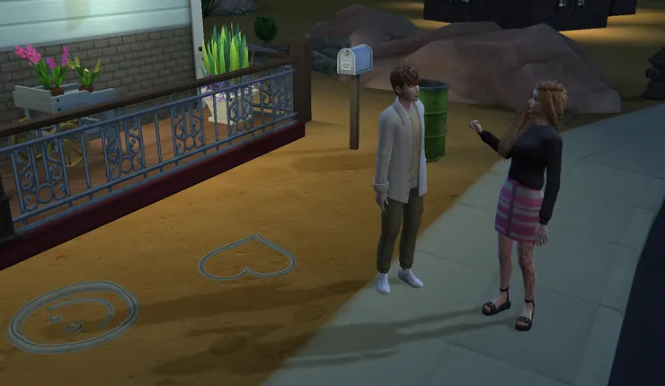 畫到晚上桑雅回來看到他...