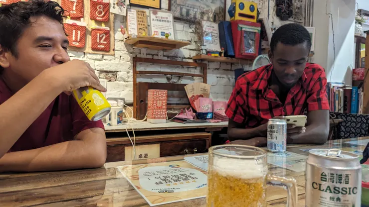 加拿大朋友與海地朋友