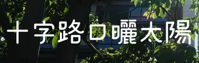 十字路口曬太陽的沙龍