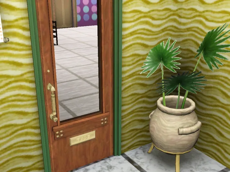 挺喜歡門的配色,也跟壁紙很配。