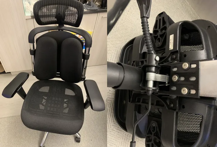 雙背椅底盤裂損