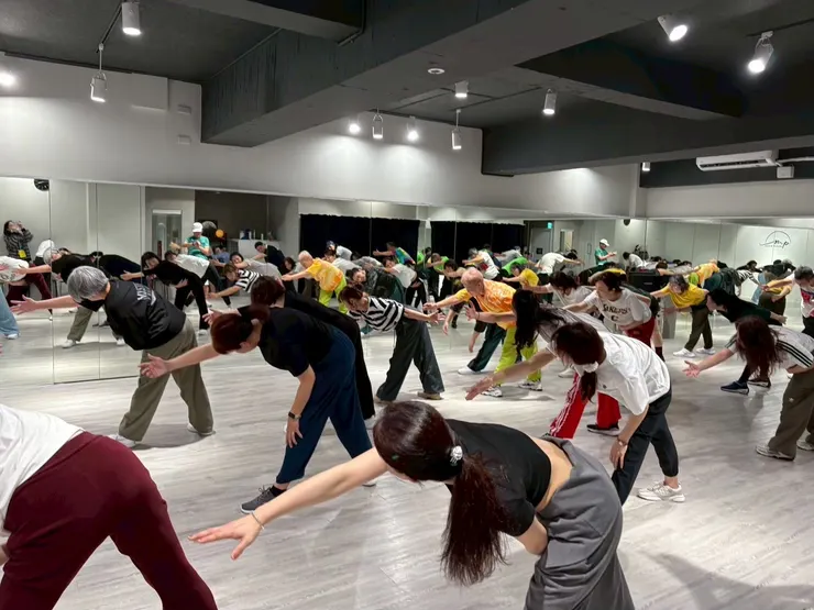 第一次練舞現場畫面