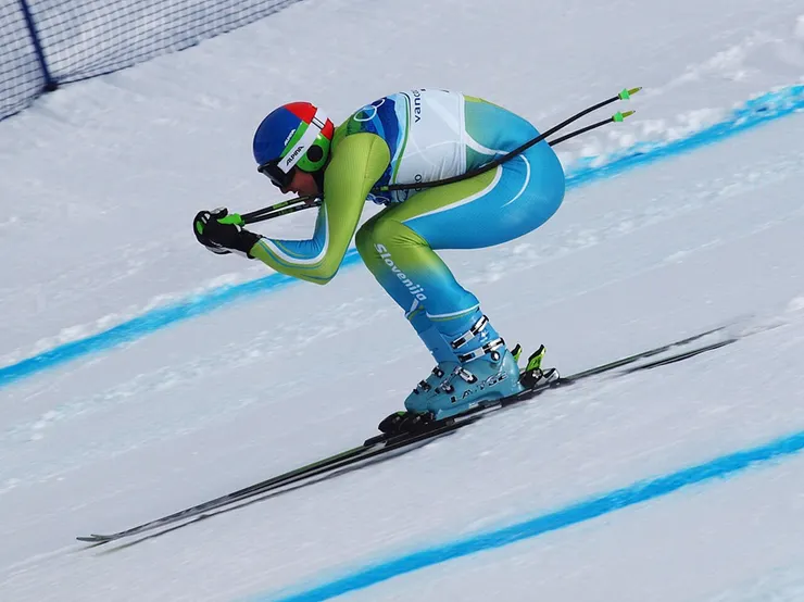 Slovenia's Andrej Šporn at the 2010 Winter Olympics By Jon Wick
