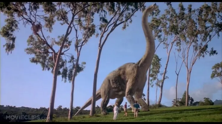 《侏儸紀公園1》中的經典場景