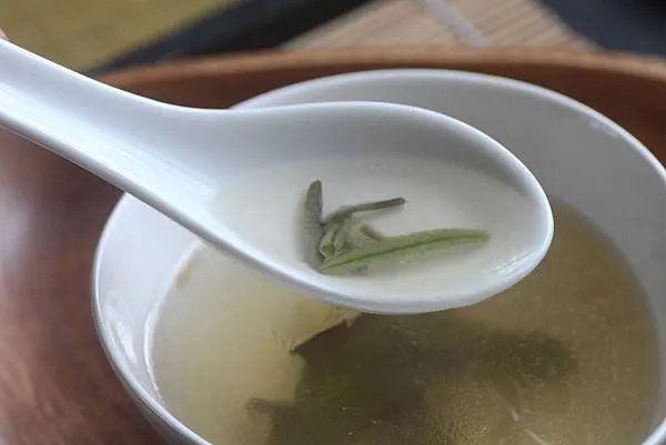 在熱得要命的南部種蓴菜，最後也只收穫這麼一點點