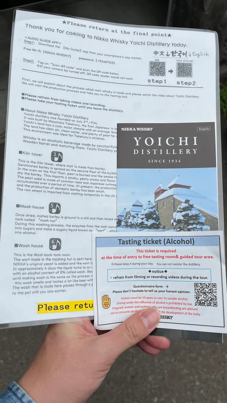 導覽單最終必須歸還。