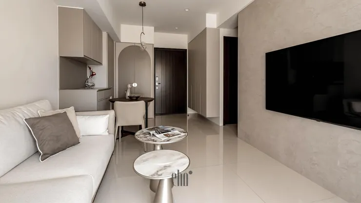 現代奶油風極簡美宅 - 美廳苑 A5