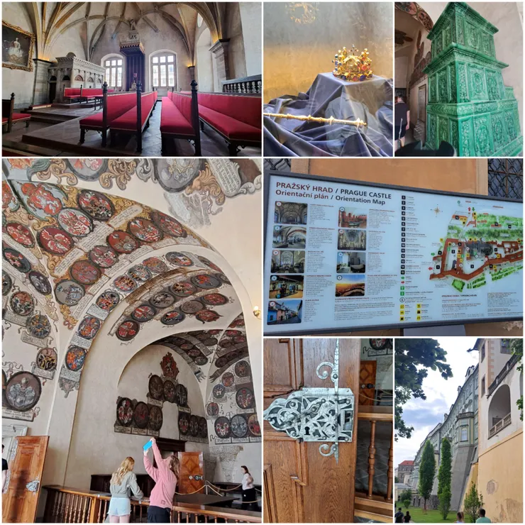 城堡區 沒有太多展示品..但中世紀建築保留很完整..還有古代暖爐